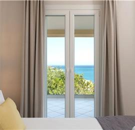 7 bedroom seafront luxury villa with pool & jacuzzi, near Acharavi, sleeps 14-15